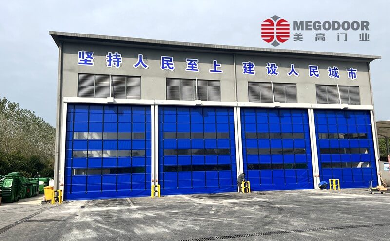 什么是背带式的快速卷帘门(堆积门)插图 什么是背带式的快速卷帘门(堆积门)插图