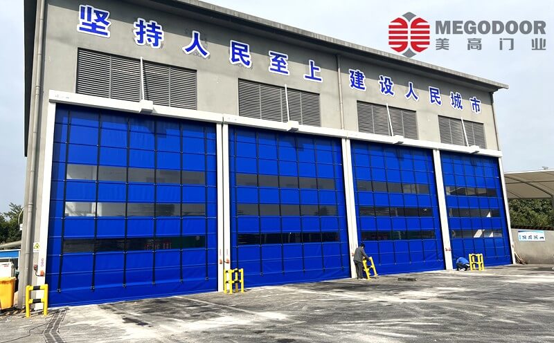 垃圾处理中心隔味快速门缩略图