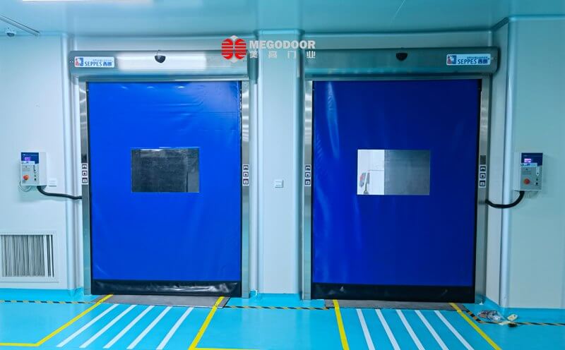 守护洁净核心：美高无尘车间专用防尘快速门插图