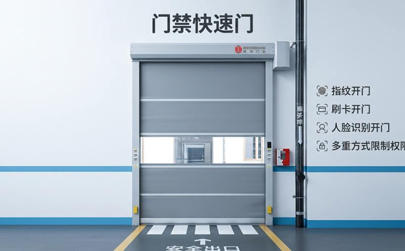 门禁快速门：刷卡、指纹、人脸识别一体化管理，助力工厂实现安全通行插图1